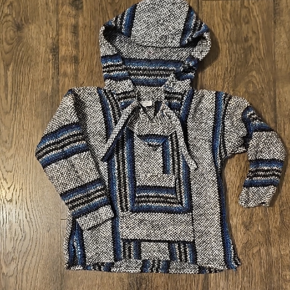 Artesanias Sweater Poncho  Shirt Boys Girls 4t Toddler Hoodie Bohemian